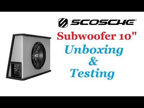 Membuka Kotak dan Menguji Scwoche Powered Subwoofer