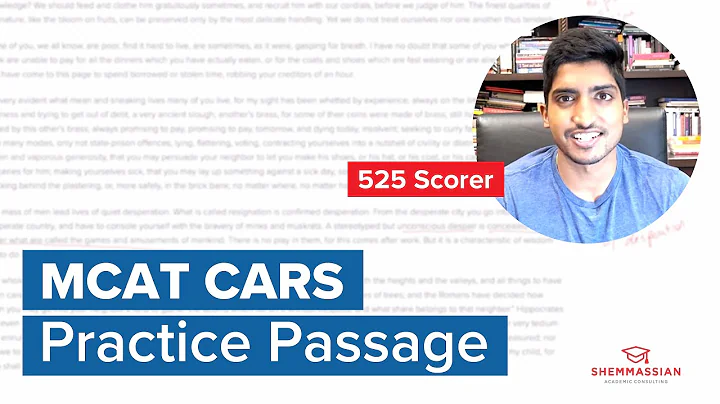 MCAT CARS Passage Breakdown w/ a 525 Scorer