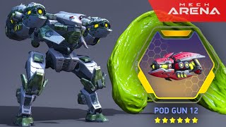 Green 💩 or NOT? Pod Gun Ares ~ Mech Arena screenshot 5