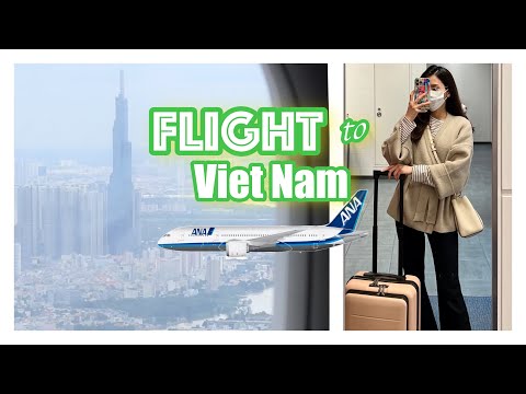 Cùng Giang về Việt Nam | Trải nghiệm bay với Ana Airline | Làm gì khi quá cảnh ở Nhật Bản 10 tiếng