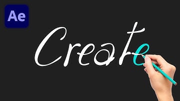 Write On Text Animation After Effects