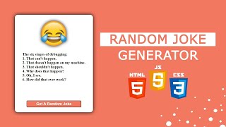 Random Joke Generator With Html Css And Js_