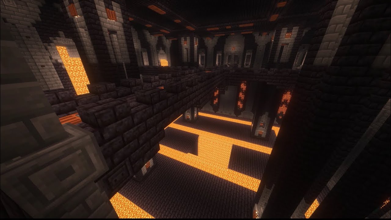 Minecraft underground storage/utility room