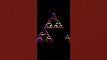 Making a fractal pattern using #python #coding #decoder #graphics #learning #programming #pygame