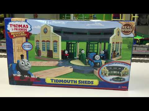 THOMAS & FRIENDS TIDMOUTH SHEDS ROUNDHOUSE Wooden Railway Toy Train ... THOMAS & FRIENDS TIDMOUTH SHEDS ROUNDHOUSE Wooden Railway Toy Train ...