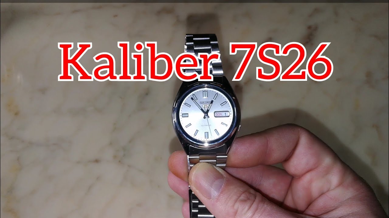 - Vorstellung YouTube 5 Seiko Kaliber Armbanduhr SNXS73K mit 7S26