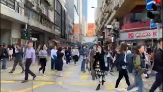 2019/11/20[香港反送中運動]香港理工大學現場+中環、觀塘和你“Lunch快閃+各區現場情況+立法會會議