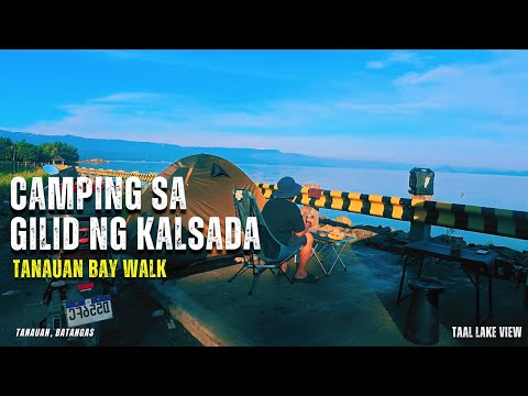Moto Camping sa Gilid ng Kalsada! LIBRE at May Taal Volcano View. Tanauan Batangas Baywalk Adventure Moto Camping sa Gilid ng Kalsada! LIBRE at May Taal Volcano View. Tanauan Batangas Baywalk Adventure