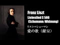 Liszt-Schumann - Widmung (Liebeslied) リスト＝シューマン：献呈（愛の歌）