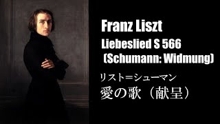 Liszt-Schumann - Widmung (Liebeslied) リスト＝シューマン：献呈（愛の歌）