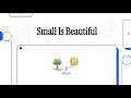 Small Is Beautiful: Economics as if People Mattered — The Cost of Scale