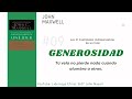 9  GENEROSIDAD   Las 21 Cualidades Indispensables de un líder John C  Maxwell