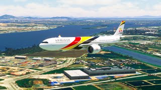emergency landing of a plane at sea live eps 777