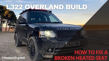 How to fix a L322 broken heated seat.