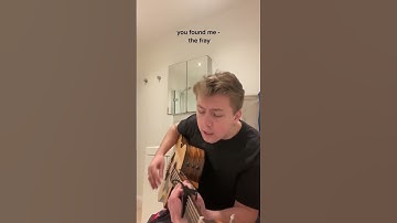 Thumbnail of you found me #thefray #cover #singer #shorts