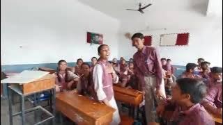 Class 9th DAV public school children's day celebration in class room video 1