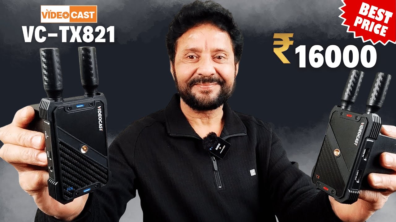 Best Budget Wireless Transmitter for Video Shooting 🔥 | VIDEOCAST VC-TX821 Unboxing And Review