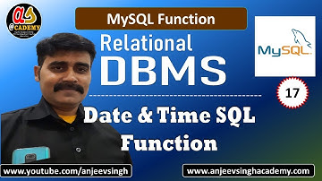 My SQL Tutorial | Date and Time Function | CURDATE, MONTH, DAY, DAYNAME,