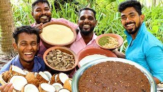Thothal recipe in Tamil | Village food Kalu Dodol | Sri Lankan Thothal recipe | Village Man Cooking