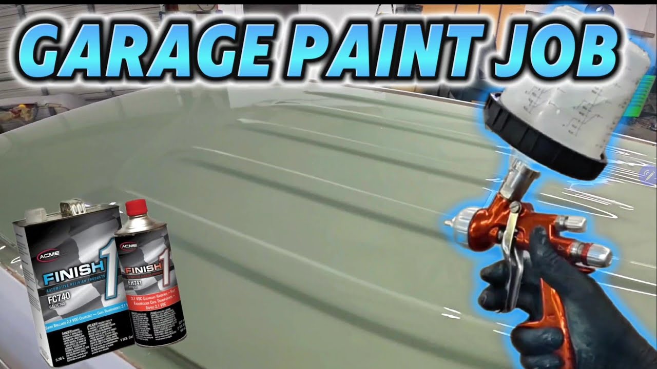 How to paint a car STEP BY STEP at home. - YouTube