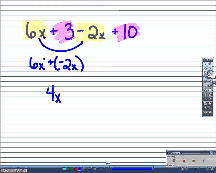 Simplifying Variable Expressions YouTube Simplifying Variable Expressions YouTube
