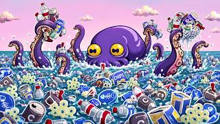 I Ate an Ocean of Trash to Become the Ultimate Kraken | Kraken Cleaning