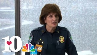 Knoxville Police Chief Eve Thomas speaks after announcing she's retiring next May