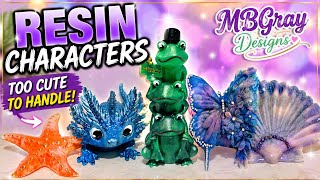 I Made the CUTEST Resin Characters Ever! 😍 Which One Is Your Favorite?