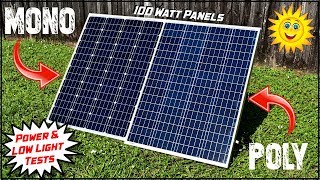 Amazon Solar Panel Tests! (Hqst Mono Vs Poly)