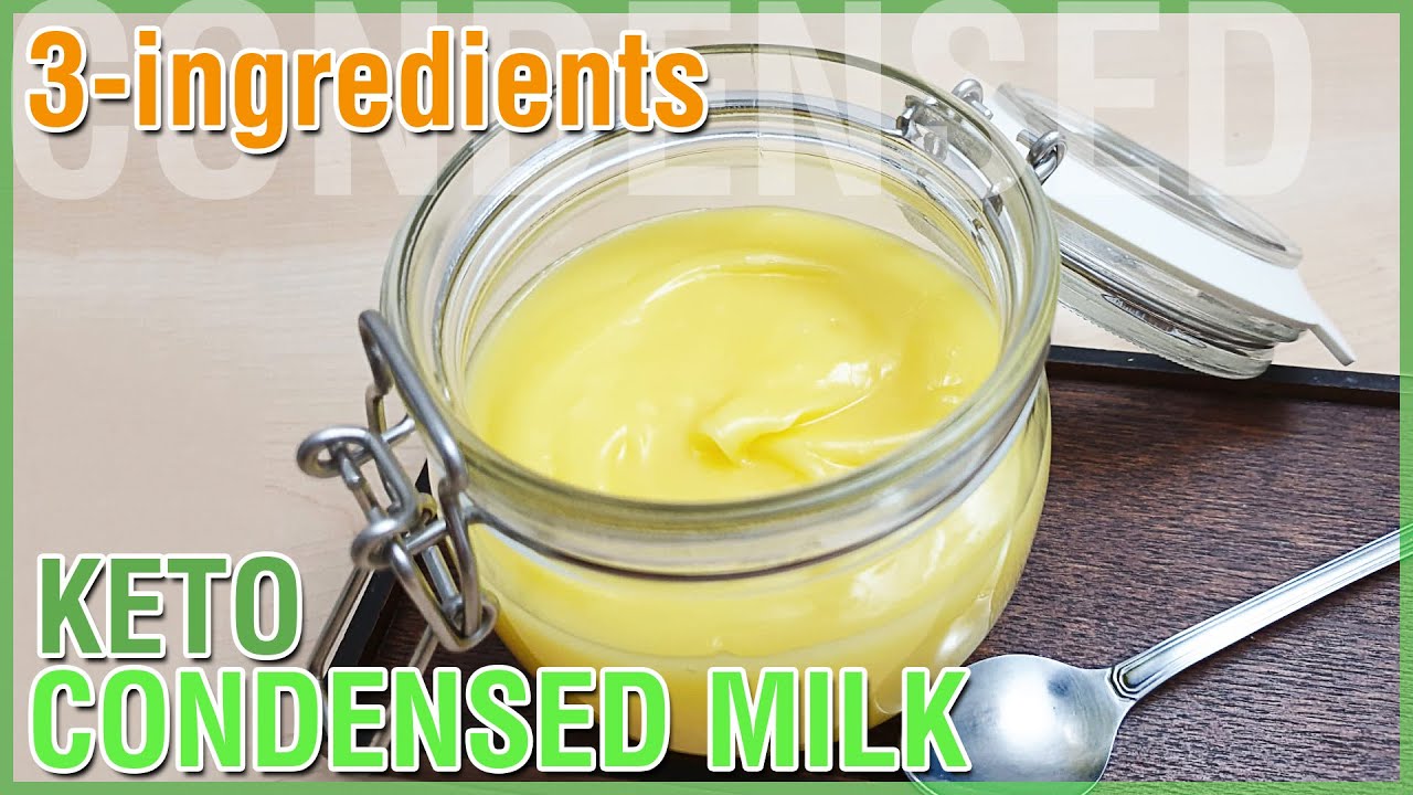 KETO SWEETENED CONDENSED MILK LOW CARB YouTube
