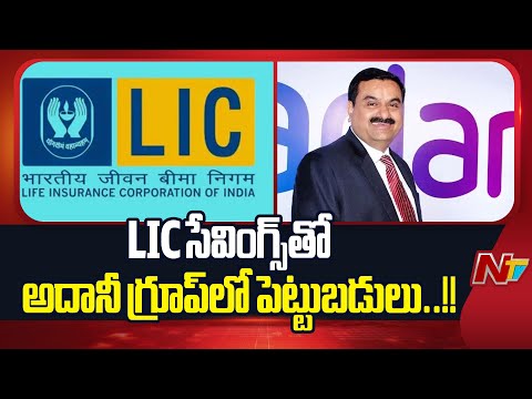 Big Claim by Congress: LIC Investments Misused for Adani Group! | NTV Telugu - NTVTELUGU