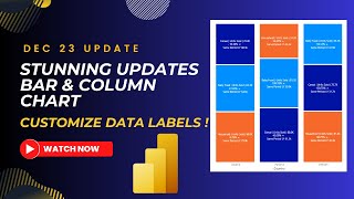 🚀NEW! Supercharge Your Charts with Stunning Styling & Data Label Customization PowerBI | Mitutorials