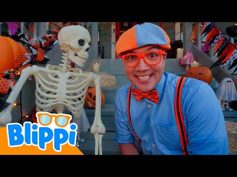Blippi Plays Halloween Sink or Float! | Blippi | Shows for Kids - Explore With Me!