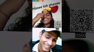 Hansi to phasi😍😜#omegle#viral #trending