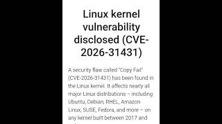 Mitigar CVE2026-31431 CopyFail