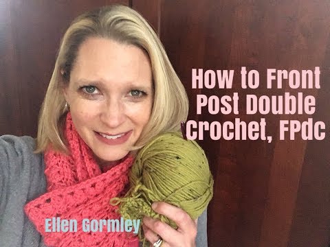 How to Front Post Double Crochet, FPdc