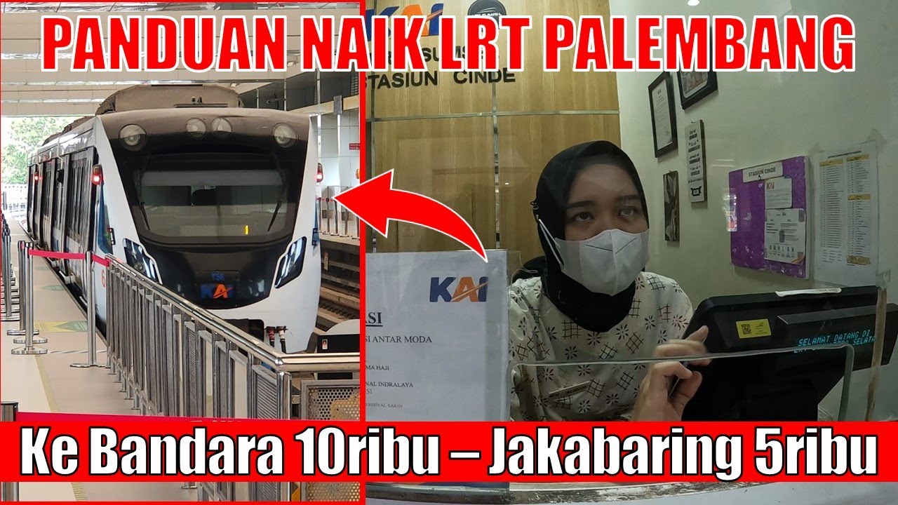 Cara Naik LRT di Palembang | Panduan Naik Kereta Api Bandara di Palembang