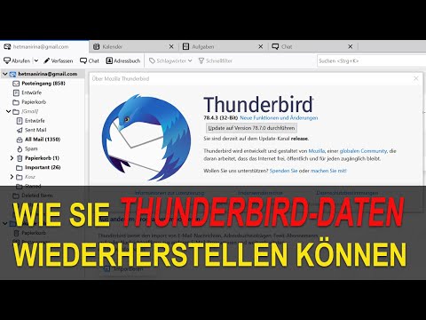 📧 Wiederherstellung von Mails, Kontakten und Mail-Profile von Mozilla Thunderbird 📧