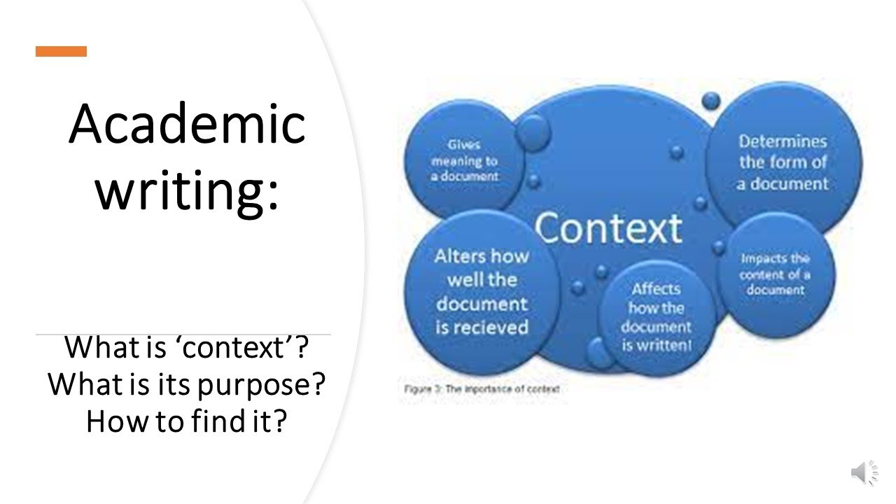 context meaning in essay