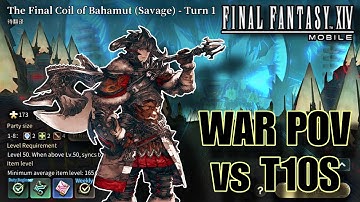 (T10S) the Final Coil of Bahamut: Turn 1 (Savage) - Final Fantasy 14 Mobile