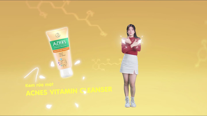 Review sữa rửa mặt acnes vitamin