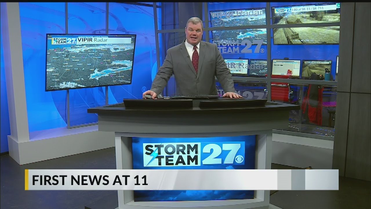 Cold with scattered lake effect snow through Friday - YouTube