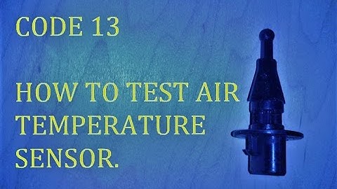 Kawasaki ZX10R  Inlet Air Temperature Sensor Testing, Service Code 13.