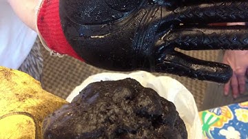 Outgassing Plume Observed on Dry Ice Comet