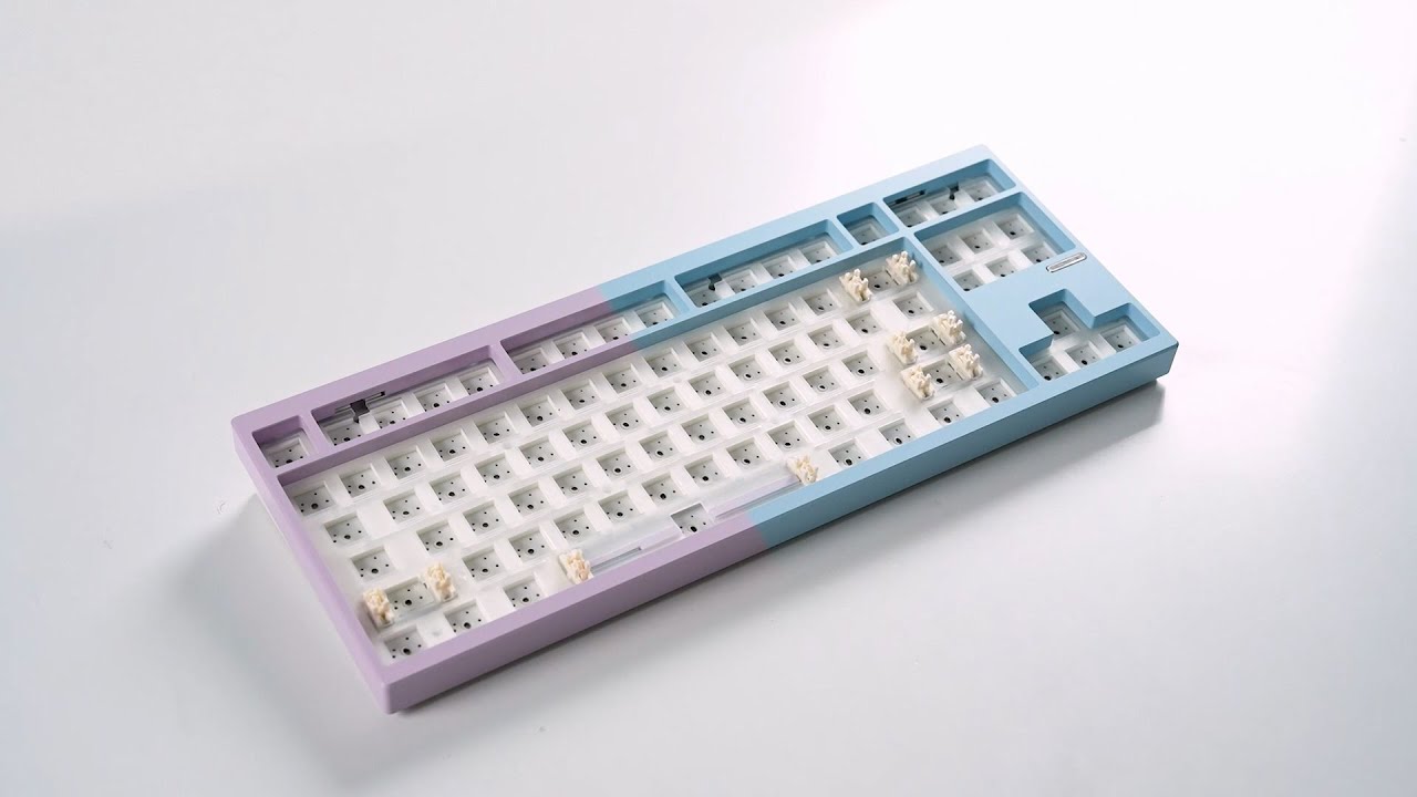 Customize MCHOSE GX87 Mechanical Keyboard - Ultra-Swappable & Redesign