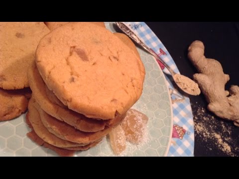 Triple Ginger Shortbread Cookies