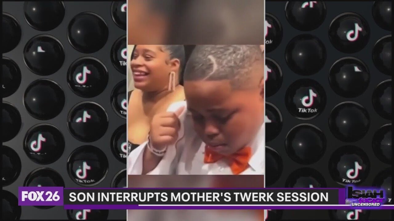 Embarrassing parents: Social media star Lil James interrupts mom's twerk  session - YouTube