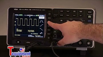 LeCroy WaveAce Oscilloscope Series - Quickly Display A Waveform