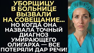видео: Главврач вызвал уборщицу на совещание для насмешки. Но та назвала точный диагноз умирающего олигарха картинка: Главврач вызвал уборщицу на совещание для насмешки. Но та назвала точный диагноз умирающего олигарха