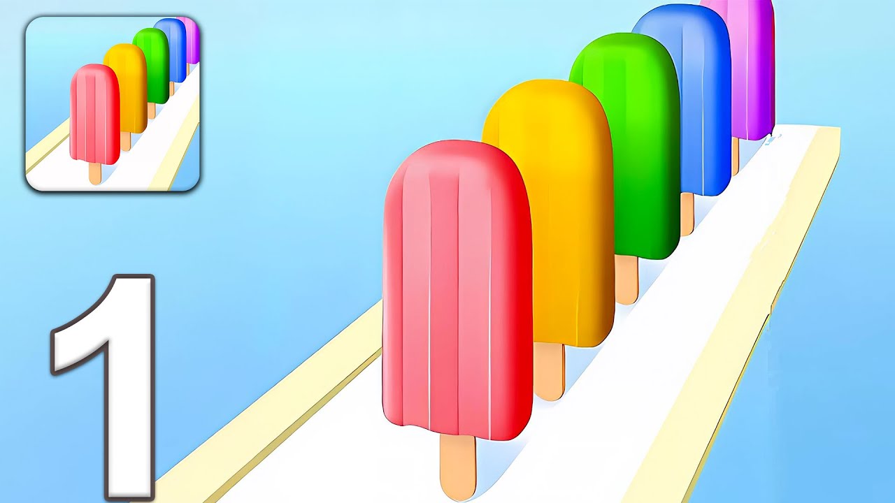 Popsicle Stack - Gameplay Walkthrough Part 1 😍 MOST SATISFYING GAMEPLAY!